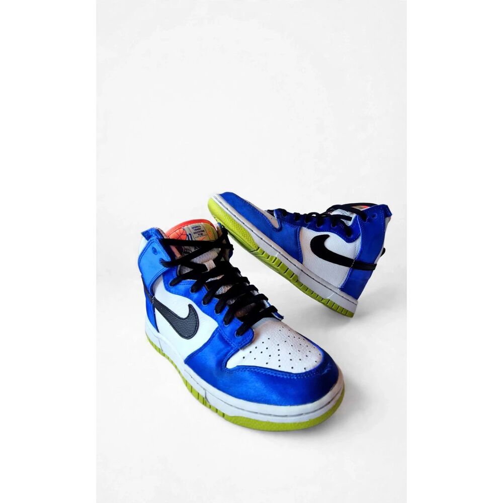 DV2185-100 Nike Dunk High GS Game Royal Volt Basketball Insole Size 6.5W